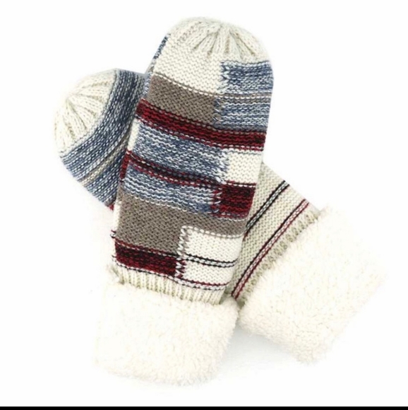 Warm mittens, multicolored - Picture 3 of 4